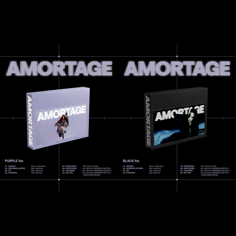 [JISOO (BLACKPINK)] 1st Mini Album 'AMORTAGE' (Exclusive Edition)